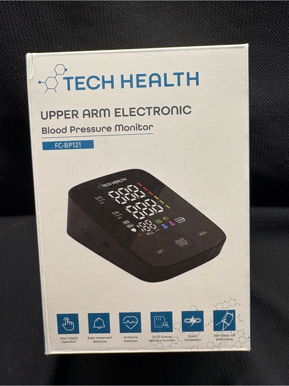 Tech Health FC-BP121 Upper Arm Blood Pressure Monitor New Factory Sealed